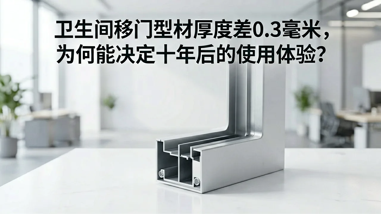 卫生间移门型材厚度差0.3毫米,为何能决定十年后的使用体验?